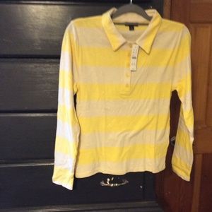 J crew light weight rugby shirt sizes M